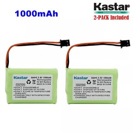 For AT&T, For Uniden 2 x 3.6V 1000mAh Cordless Phone Battery for Uniden BT-446 BT446 BT-1005 BT1005