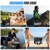 INSMEER Soft Cooler with Hard Shell & 4 Cup Holders