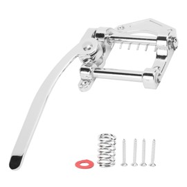 Vibrato Bridge Tremolo Unit Metal Tailpiece Big Rocking Rod for ES335 Electric GuitarSilver