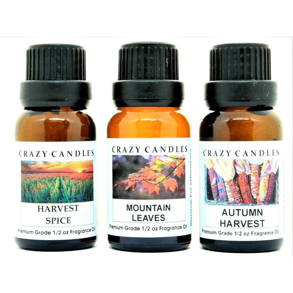 3 Bottles Set, 1 Mountain Leaves, 1 Harvest Spice, 1