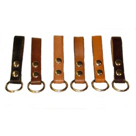 LEATHER BELT KEY FOB HOLDER, BELT LOOP LEATHER KEYCHAIN, LEATHER KEY CLIP, BELT LOOP KEY HOLDER, BELT LOOP LEATHER, KEY FOB, CHOICE OF 6 COLORS