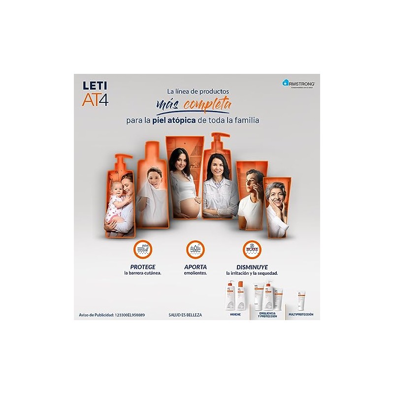 Leti At4 Crema Facial Tubo de 50ml