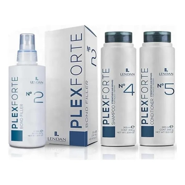 Lendan Plexforte N°2 Bond + N°4 Shampoo + N°5 Acondicionador