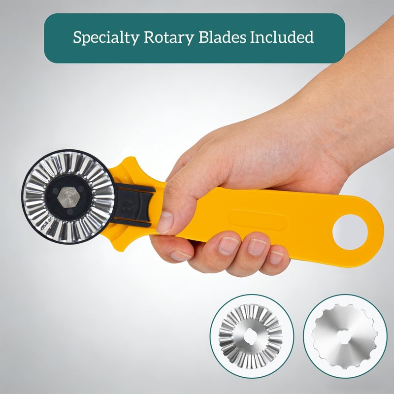 Rotary Cutter Set for Sewing & Quilting, 28mm & 45mm