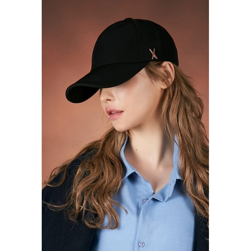 【VARZAR】Bazaar【Official Direct Store】Rose Gold Stud Over Fit Ball Cap/Rose Gold