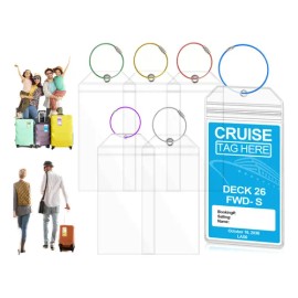 6pz Etiquetas De Equipaje, Adecuadas Para Cruceros,aviones