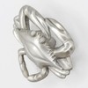 Costello Coastal Crab Cabinet Knob (Large), Pewter Collection Hardware