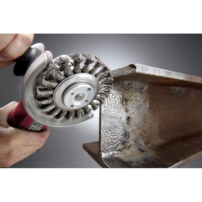 kwb 3 Piece Wire Brush Set for Angle Grinder -