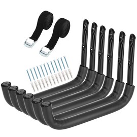 Heavdace 6 Pack Garage Storage Hooks Heavy Duty, 12.7Inch Wall Mount Storage Utility Hanger
