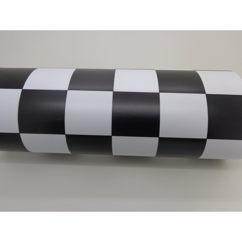 MATTE CHECK CHEQUERED CAR VINYL WRAP CAR WRAPPING GRAPHIC 30CM
