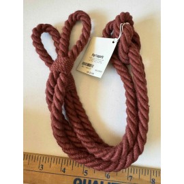 Pier 1 Imports CLAY Rust Orange Red Cotton Tieback for Curtains Tie Back Pier 1 Imports New