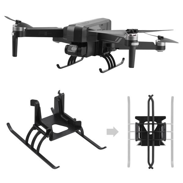 HeiyRC Landing Gear for Ruko F11 PRO/F11 GIM2 Drone Foldable Extensions Quick Release Heightened Extended Leg Kit for Ruko F11 GIM/F11 Pro/Contixo F24 Pro/F35/Sjrc F11S Accessories