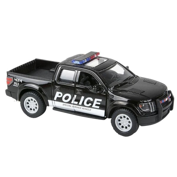 KiNSMART 2013 Ford F-150 SVT Raptor Supercrew Police Edition 1:46 Scale Die Cast Metal Model Toy Truck