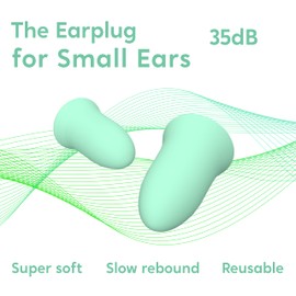 Soundbloc Earplugs™ Thermo Foam - Aurora (60 Pairs) – Super Soft Comfort Ear Plug for Sleep Noise Reduction Travel Work High Noise Cancelling Protection Motorsports 35dB – S/M