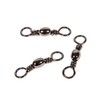 Boone Black Barrel Swivels, 80-Pound