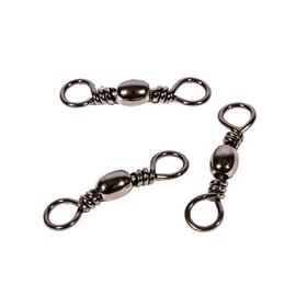 Boone Black Barrel Swivels, 80-Pound