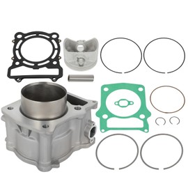 SCITOO Cylinder Piston Gasket Kit For Hisun500 MASSIMO Engine Cylinder Head Piston Assembly Set 12100-F18-0000,12250-004-000, 15101-F18-000, 13101-004-0000