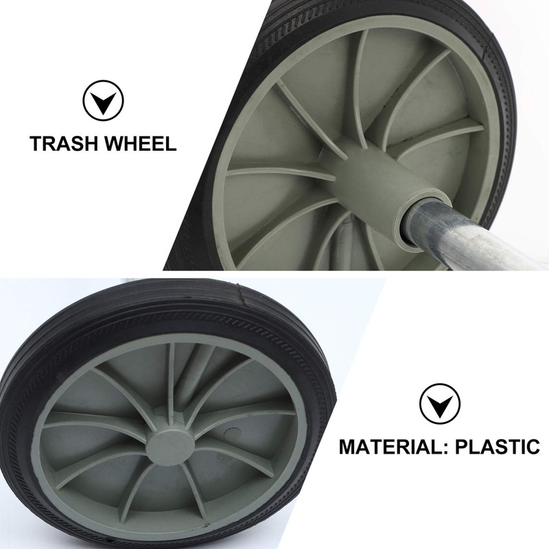 DOITOOL Trash Garbage bin Wheels Replacement Can Replacement Wheel Garbage