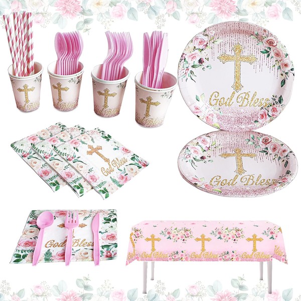 Complete Serveware Set (Baptism Pink)