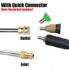 17 cm 3600PSI Pressure Washer Wand Extension Angle Quick Connect