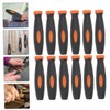 DOITOOL 12pcs Ergonomic Rubber File Handle Compatible Woodworking Tools Non-