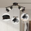Plug in Track Lighting, LED Track Lighting Fixtures Ceiling, Black