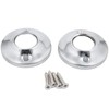 Stone Harbor Hardware Flanges for Economy Shower Rod, Exposed Screws,