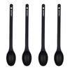 LARCISO 4 Pieces Silicone Spoon Heat-Resistant Non Stick Food Grade