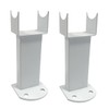Greened House Oval Tube Radiator Feet Freestanding Pair Floor Standing