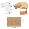 Kettion Kraft Paper Envelopes Pack of 100 Mini Envelopes with