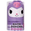 Skater BPO1-A Sanrio Water Absorption Quick-Drying Hooded Basponcho Kuromi Length