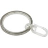 GARDINIA Curtain Rings for Curtain Rods Diameter 25 mm with