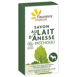 Fleurance Nature Donkey Milk Soap Patchouli Organic 100g