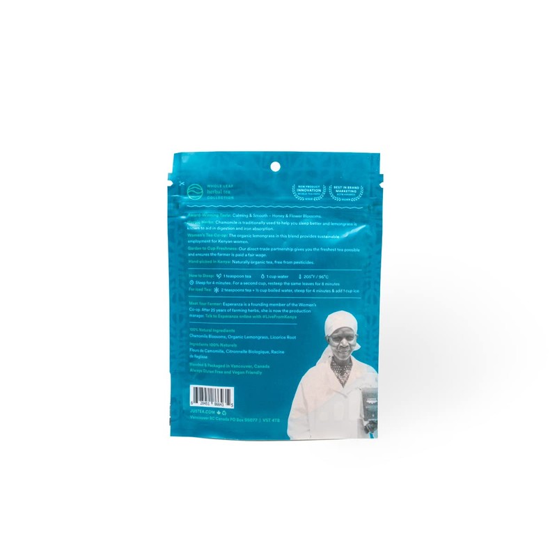 JusTea CHAMOMILE DREAM | Loose Leaf Herbal Tea | Recyclable