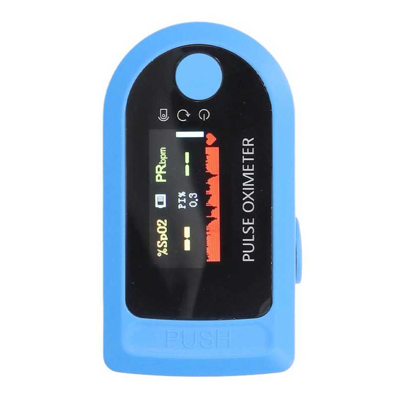 Fingertip Pulse Oximeter Digital Blood Oxygen Saturation Monitor with LED