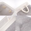 June tech Small Fabric Storage Basket, Waterproof Foldable Storage Baskets,