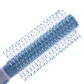 Cylinder Curly Hair Comb Plastic Handle Round Roll Hair Brush Anti-Static Daily Salon Styling Wavy Hair Round Comb Hairbrush Hairdressing Tool for Women Girl Gift