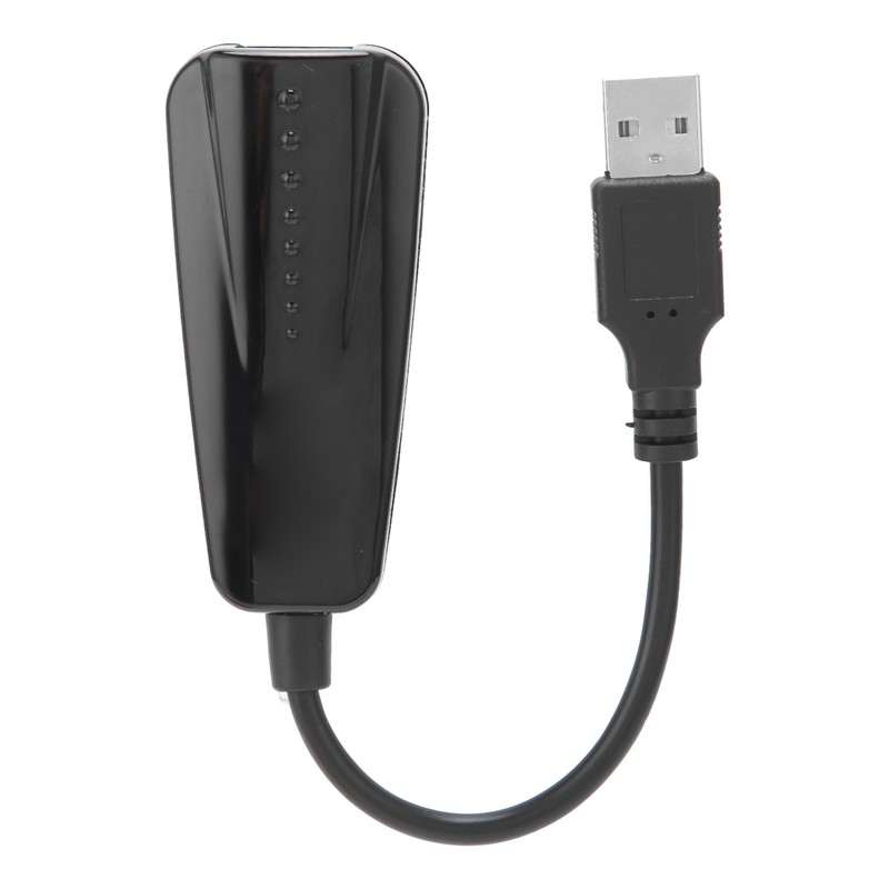 USB to Ethernet Adapter USB 2.0 to 10/100Mbps Pluggable LAN