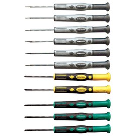 DURATOOL D03447 Precision Screwdriver Set, 11 Piece
