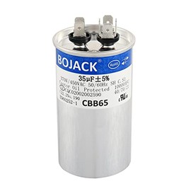 BOJACK 35 uf 370 V, 450 V, CA CBB65 Motor y ventilador de arranque redondo 35 MFD 10000AFC