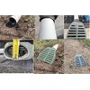 Lawn Grate Yard Drain Used for Sump Pump and Downspout