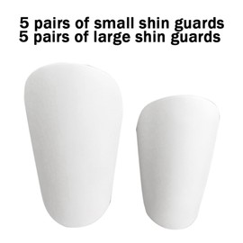 Qarmijaer Blanks Sublimation Sports Soccer Shin Pad Leg Support Football Shinguard for Adult Teens Gift 10Pair