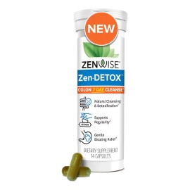 Zenwise Zen-detox 7 Dias Limpieza Intestinal 14 Caps Sabor Sin Sabor