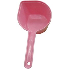 Htppzjr Pet Food Scoop, Plastic Pet Food Can Spoon Large Capacity Pet Food Shovel Pet Feeding Scoop with Comfortable Grip Handle Suitable for Dogs Cats and Other Pets(Pink)