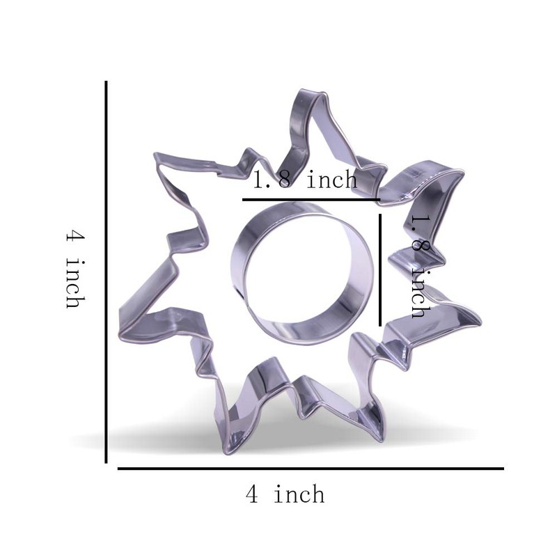 Large Tropical Cookie Cutter Set - 10 Piece - Stainless