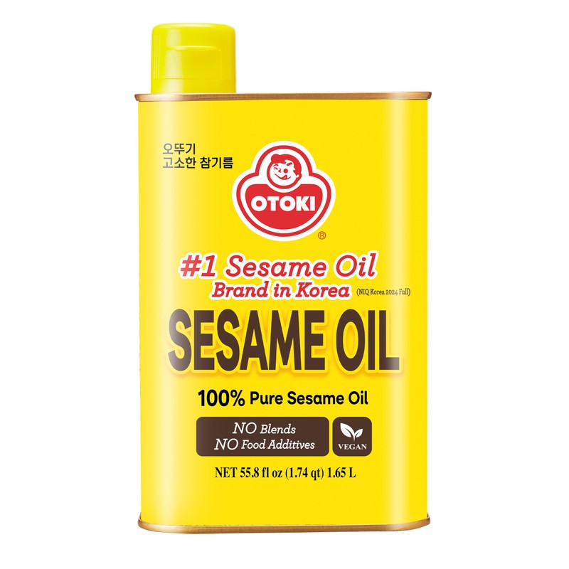 OTOKI 100% Pure Roasted Sesame Oil 1650ml (56 fl oz)