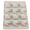 EPYHREHM 12 Cavity Elephant Silicone Chocolate Molds For Chocolate Candy