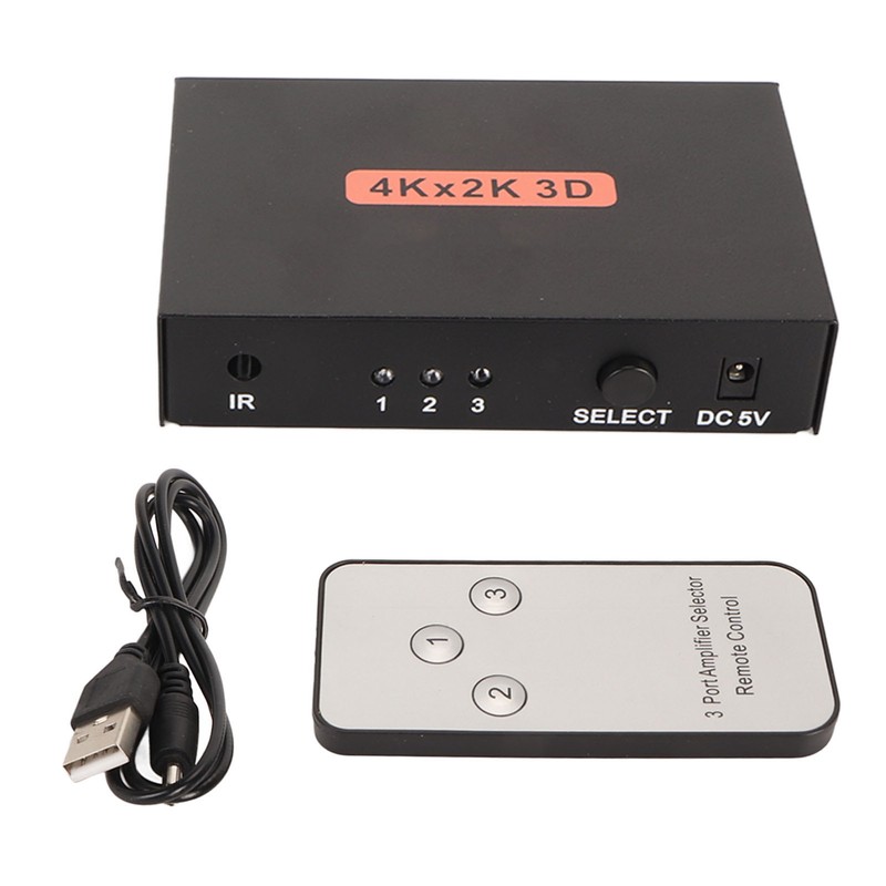 3 in 1 Out HD Multimedia Interface Switch 4K 30Hz