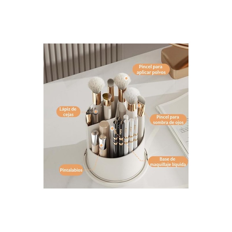 Organizador de Maquillaje Giratorio 360 Grados