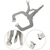 TINVHY 6-Pack 11 Inch C-Clamp Locking Pliers Adjustable Welding Clamps